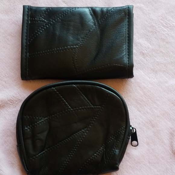 Patchwork Leather wallet set - Picture 2 of 4